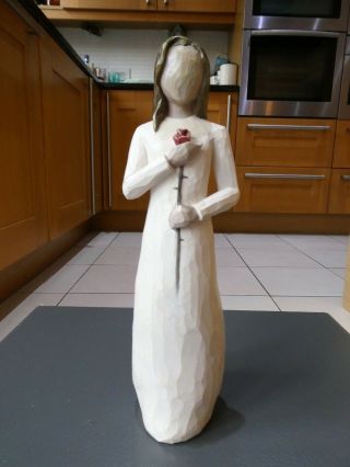 Willow Tree Love Figurine 9in Hand Painted Resin Susan Lordi Eanc 2003 Rrp£35