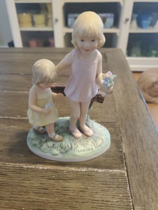 Frances Hook Porcelain Figurine " Sisters "