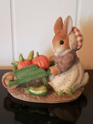 1997 My Blushing Bunnies " Autumn Harvests Love And Blessings " Priscilla Hillman