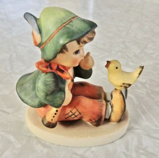 Vintage Goebel Hummel Figurine 63 " Singing Lesson " W Germany