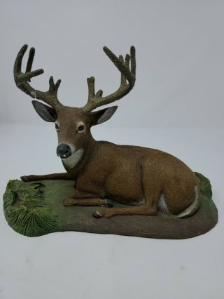 The Danbury Summer Velvet Deer Sculpture Bob Travers