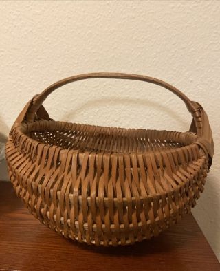 Vintage God’s Eye Wicker Egg Basket 3