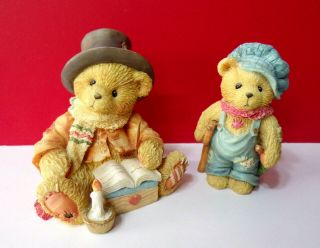 Cherished Teddies " And A Very Merry Christmas.  " Bear Cratchit Tiny Ted Figurine
