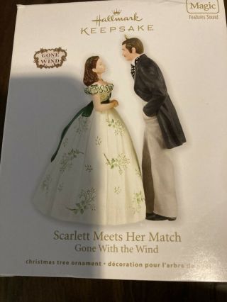 Hallmark Ornament 2012 Scarlett Meets Her Match - - Gone With The Wind - - Magic