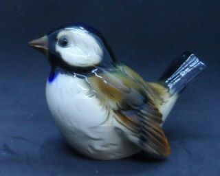 Vintage Goebel Porcelain Brown Sparrow Bird Figurine Tmk - 6 Cv - 73 W.  Germany