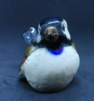 Vintage Goebel Porcelain Brown Sparrow Bird Figurine TMK - 6 CV - 73 W.  Germany 2