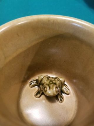 Surprise Frog In Mug Vintage Frog In The Bottom Of A Coffee Mug.
