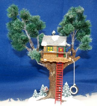 Vintage Dept.  56 Snow Village Accessory Set “treetop Tree House