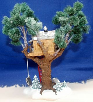 Vintage Dept.  56 Snow Village Accessory Set “Treetop Tree House 3