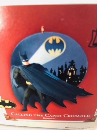 Hallmark Batman Calling The Cape Crusader Ornament 2004 Retired