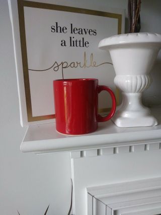 Waechtersbach Solid Red Ceramic Coffee Mug Made In Germany