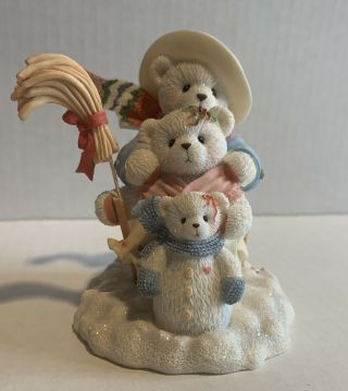 Cherished Teddies Adam,  Claire,  And Kirsty - From Big To Small.  104066.  No Box.