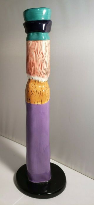 Susan Paley by Ganz GINA 11.  5” Handcrafted Ceramic Vase PAINTED LADY VASE 3