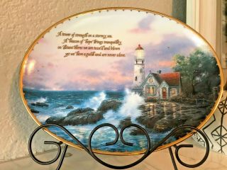 Thomas Kinkade Guiding Lights " Beacon Of Hope " Collector Plate