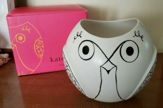 Whimsical Kate Spade York Lenox Woodland Park Owl Vase Nib