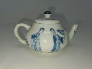 Vintage Kangxi Porcelain Miniature Teapot Franklin Victoria Albert Museum