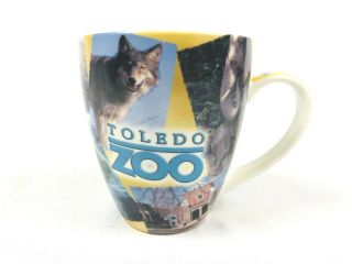 Toledo Zoo Animals Collectors Souvenir Coffee Cup Mug 4 " Diameter
