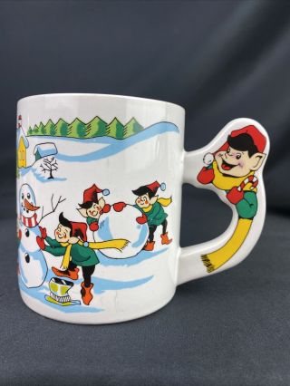 The Love Mug Collectable Edition Elf Frosty Snowman Christmas Winter Snow 1978