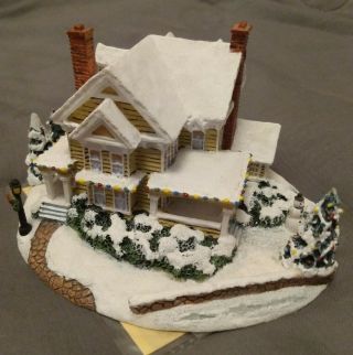 Thomas Kinkade Hawthorne Village Winter Memories Home For The Holidays Christmas