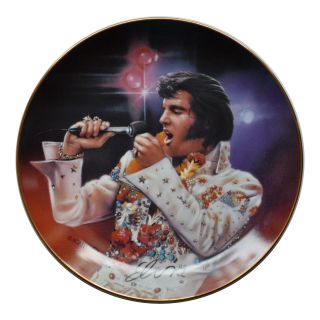 Elvis Presley Collectible Decorative Art Plate Limited Edition Of " The King "