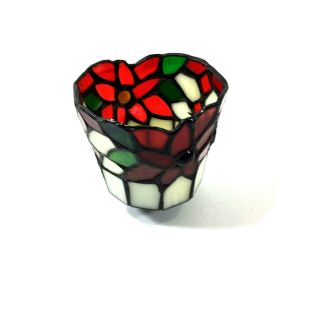 Party Lite Stained Glass Wall Sconce Votive Candle Holder
