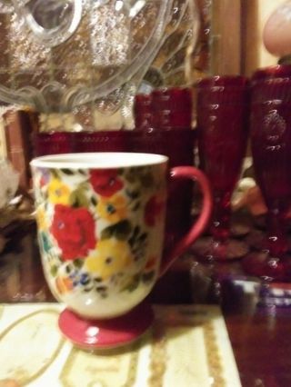 Pioneer Woman Timeless Floral Coffee Mug No Crazing Htf