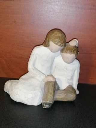 Chipped Hand Vintage Willow Tree Sister And Brother 2001 Susan Lordi No Box