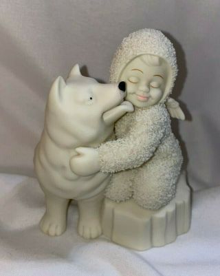 Department 56 Snowbabies Cold Noses Warm Hearts Baby And Dog (p11)