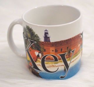 Key West City Coffee Mug Coffee Cup 18 Oz Florida Travel Souvenir Collectible