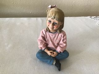 Candy Design Norway Sitting Girl Figurine - Includes Box