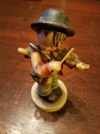 Vintage M Hummel Goebel W Germany " Little Fiddler " Figurine 5 " Tall