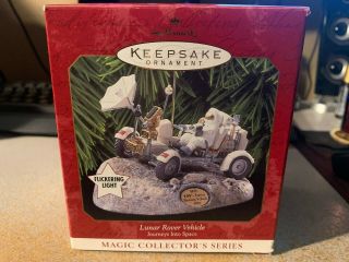 1999 Hallmark Keepsake Christmas Ornament Lunar Rover Vehicle
