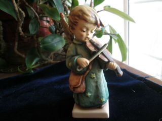Hummel: Celestial Musician Angel W/violin Hum 188/0 Tmk6 Young Angel Focusing O