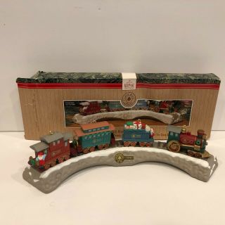 Hallmark Keepsake Ornament Claus & Co Rr Railroad Complete Set 1991 Christmas
