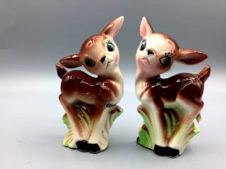 Vintage Anthropomorphic Deer Fawns Very Sweet And Cute Japan 3 " Tall