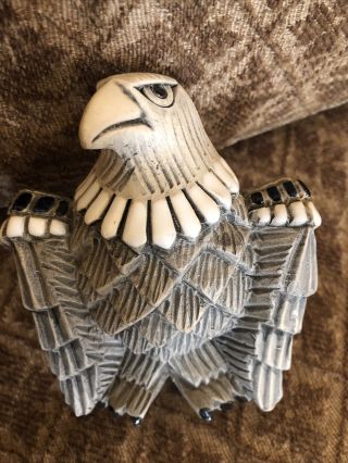 Artesania Rinconada Uruguay Eagle Art Pottery Figurine
