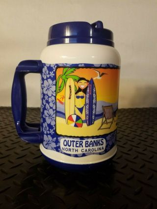 Whirley Travel Mug Cup With Lid Plastic 44 Oz Outer Banks North Carolina