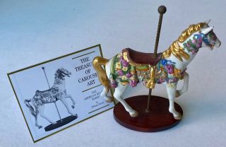 Franklin The Treasury Of Carousel Art American Beauty Horse /william Means