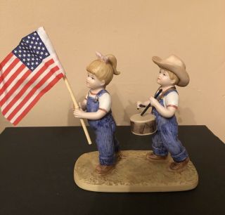 Homco Home Interiors “denim Days” Fourth 4th Of July 1997 1530