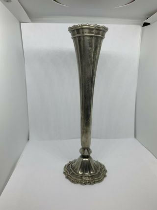 Vintage Avon Hudson Manor Silver Plated Bud Vase Made In Italy Hmc