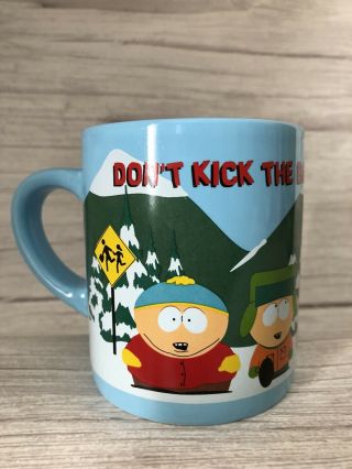 South Park Comedy Central Coffee Mug Cup Don’t Kick The baby Vintage 1999 2