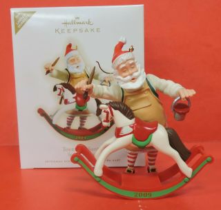 Dated 2009 Special Edition Toymaker Santa Series Edition Hallmark Ornament