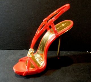 Just The Right Shoe By Raine 2009 " All Wrapped Up " Open Toe Slingback Stiletto
