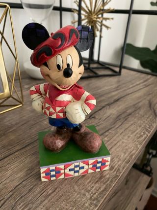 Jim Shore Disney Traditions 2014 Mickey Mouse Greetings From France 4043628