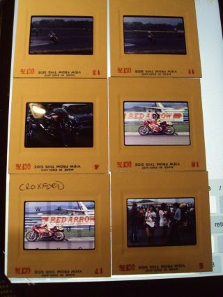 16 Rare ? Photo Slides Honda Race Day 1976 Brands Hatch ? Rutter Croxford Huglet