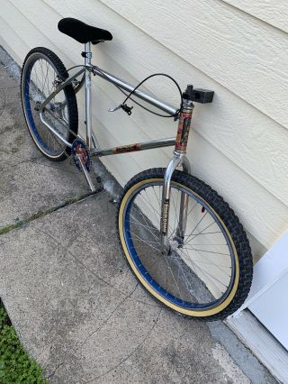 Vintage Mongoose Bmx Two/four Cruiser Frame And Fork Rare 1982 Old School Gt Kos