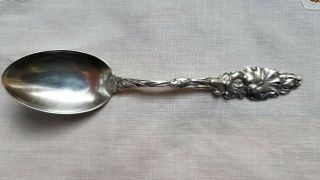 Watson Floral Series 1 Sego Lily Teaspoon Sterling 5.  25 " Rare