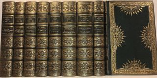 Leather Set;william Shakespeare Full Intricate Gilt Complete Rare Gift 1866