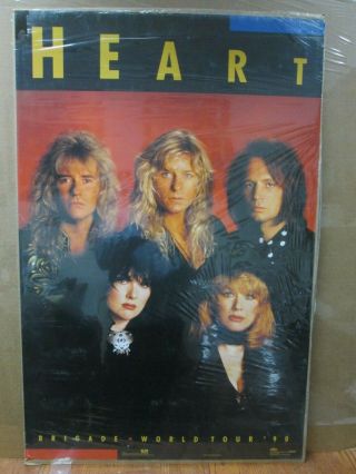 Vintage Heart Rock Band Music Artist Poster 13028