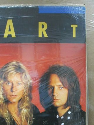 Vintage HEART rock band music artist poster 13028 2